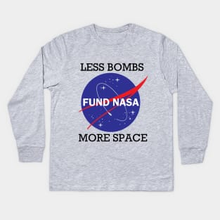 FUND NASA Kids Long Sleeve T-Shirt